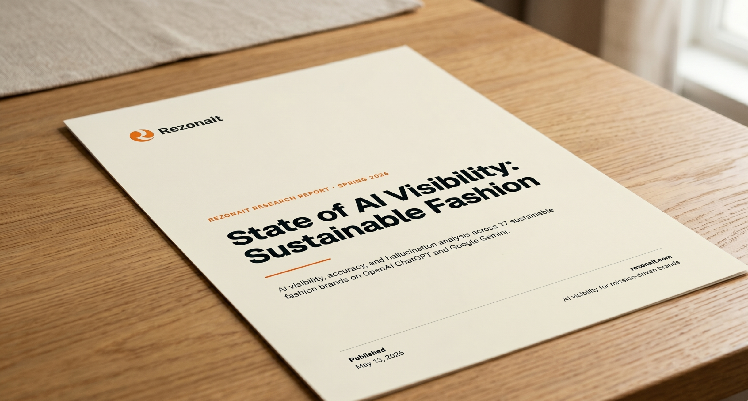 state of AI visibility sustainable fashion ChatGPT Gemini
